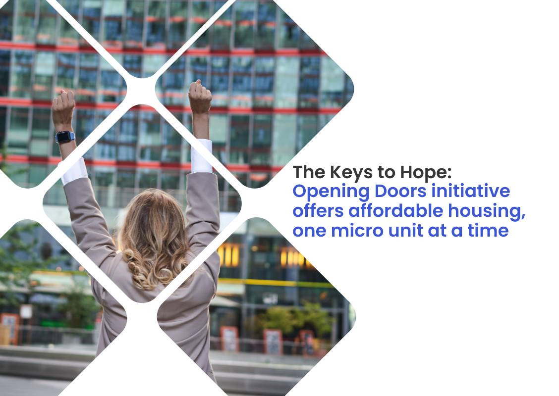The Keys to Hope: Opening Doors initiative offers affordable housing, one micro unit at a time
