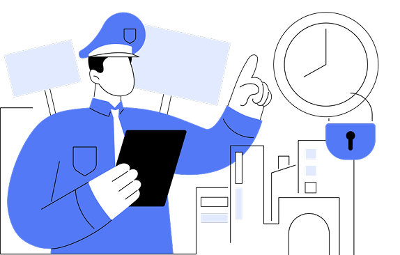 USC DPS patrol zone and campus safety illustration